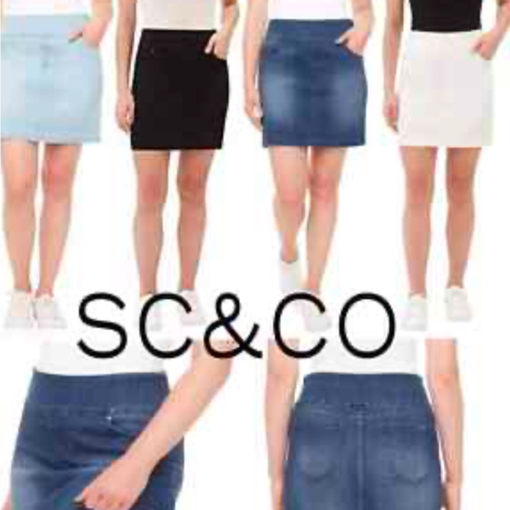 Classic Dark Blue Denim Mini Skirt